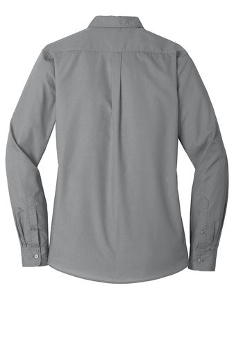 Port Authority Ladies Long Sleeve Carefree Poplin Shirt