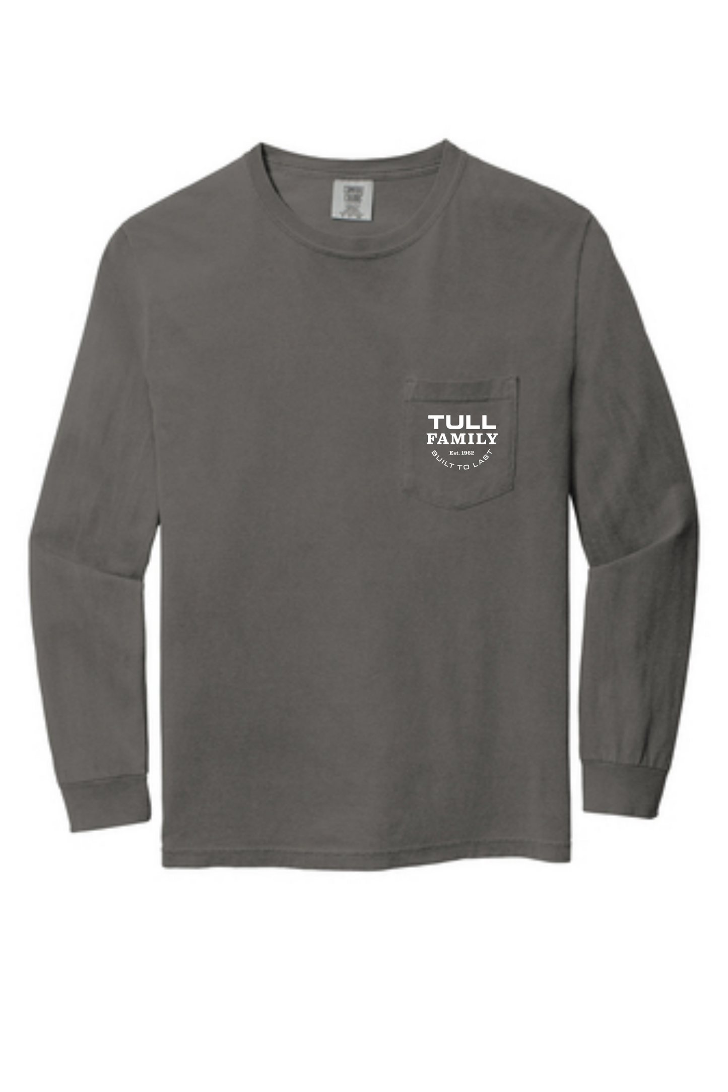 Road Well-Traveled Comfort Colors Long Sleeve Pocket Tee