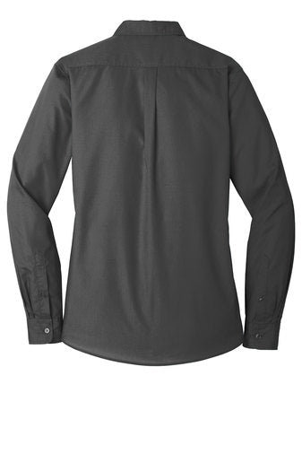 Port Authority Ladies Long Sleeve Carefree Poplin Shirt