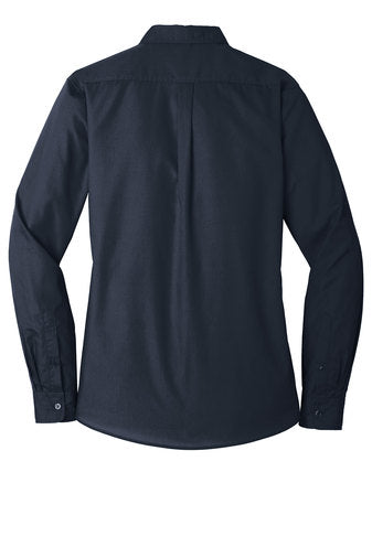 Port Authority Ladies Long Sleeve Carefree Poplin Shirt