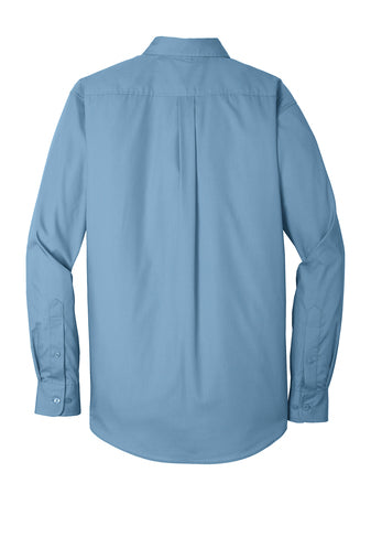 Port Authority Men's Long Sleeve Carefree Poplin Shirt