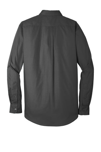 Port Authority Men's Long Sleeve Carefree Poplin Shirt