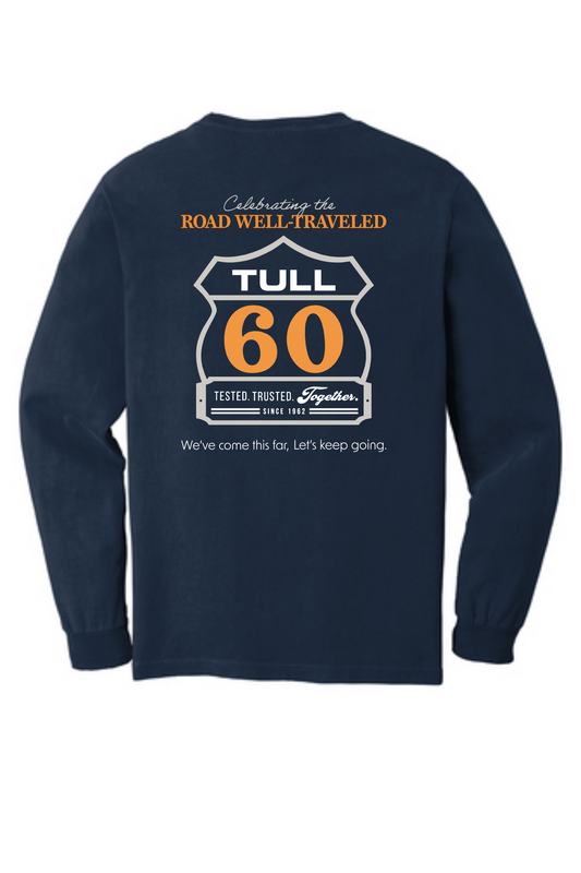 Road Well-Traveled Comfort Colors Long Sleeve Pocket Tee