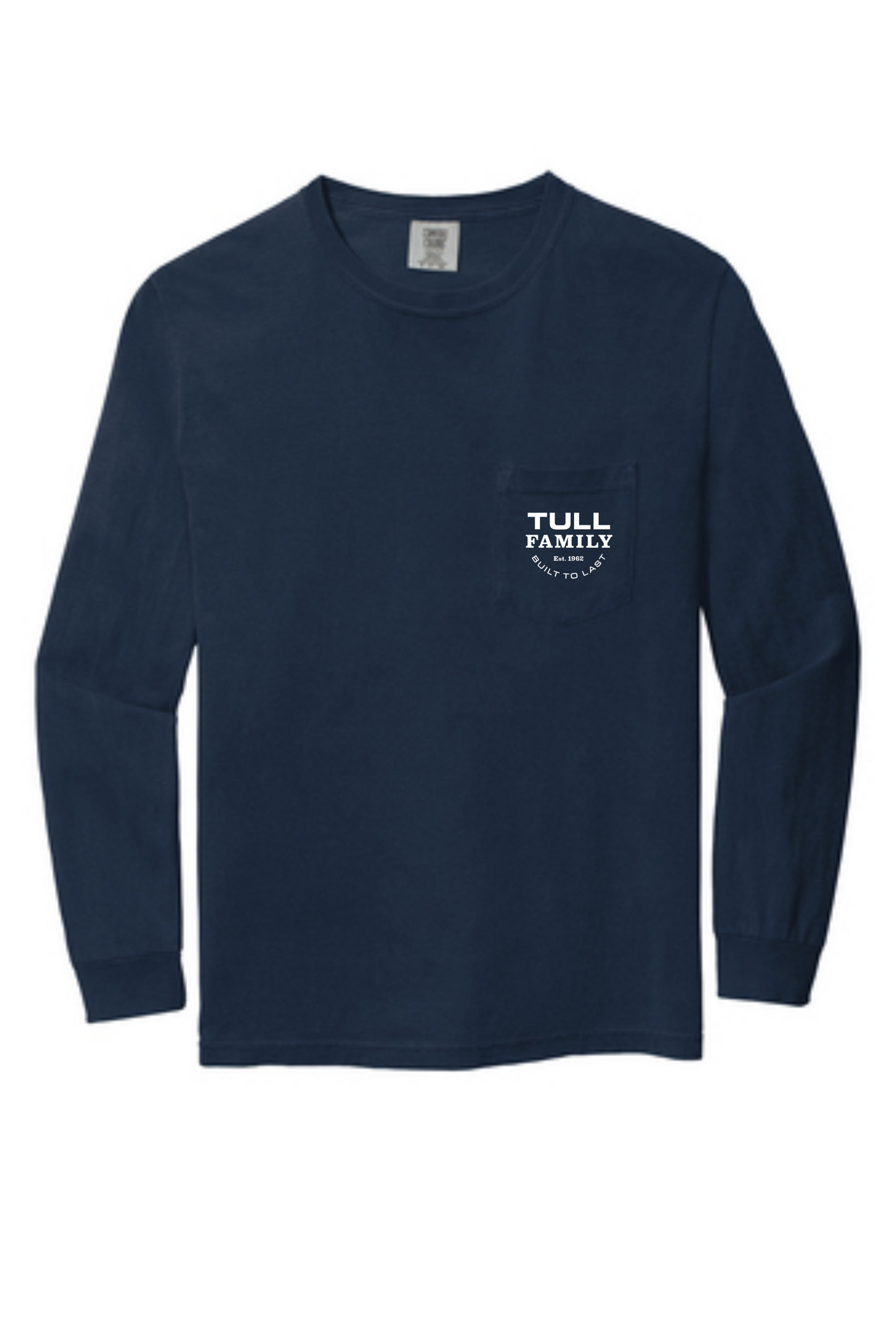 Road Well-Traveled Comfort Colors Long Sleeve Pocket Tee